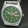 AUTOMATIC VINTAGE REFURBISHED SEIKO 5 6309A JAPAN MENS GREEN WATCH A441711-1 Sk-a441711
