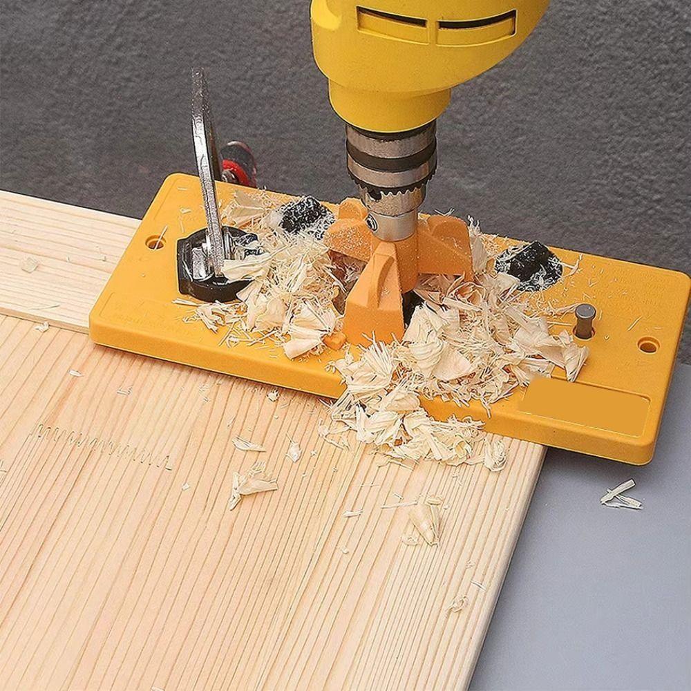 Cup Style Boring Guide Drilling Hinge Jig Durable Hinge Hole Tool Kit  Cabinet Door Installation