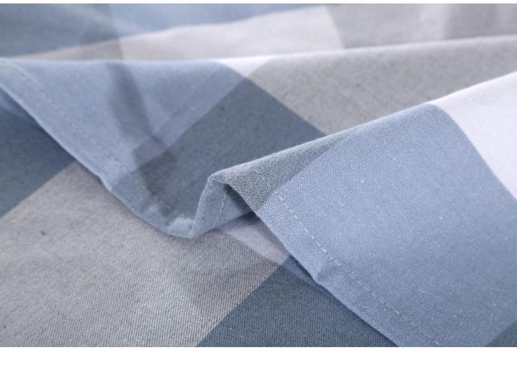 Plaid 100% Cotton Thickened Single/Double Extra Large Duvet Cover