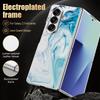 Colorful Marble Case For Samsung Galaxy Z Fold 8 Ultra 7 6 5 Z Fold8 Fold7 Fold6 Luxury Hybrid 3in1 Plating Leather Skin Phone Cover