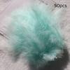50Pcs Premium Soft Turkey Marabou Feathers Fluffy Craft Feathers for Kids Art Project Birthday Party Decor