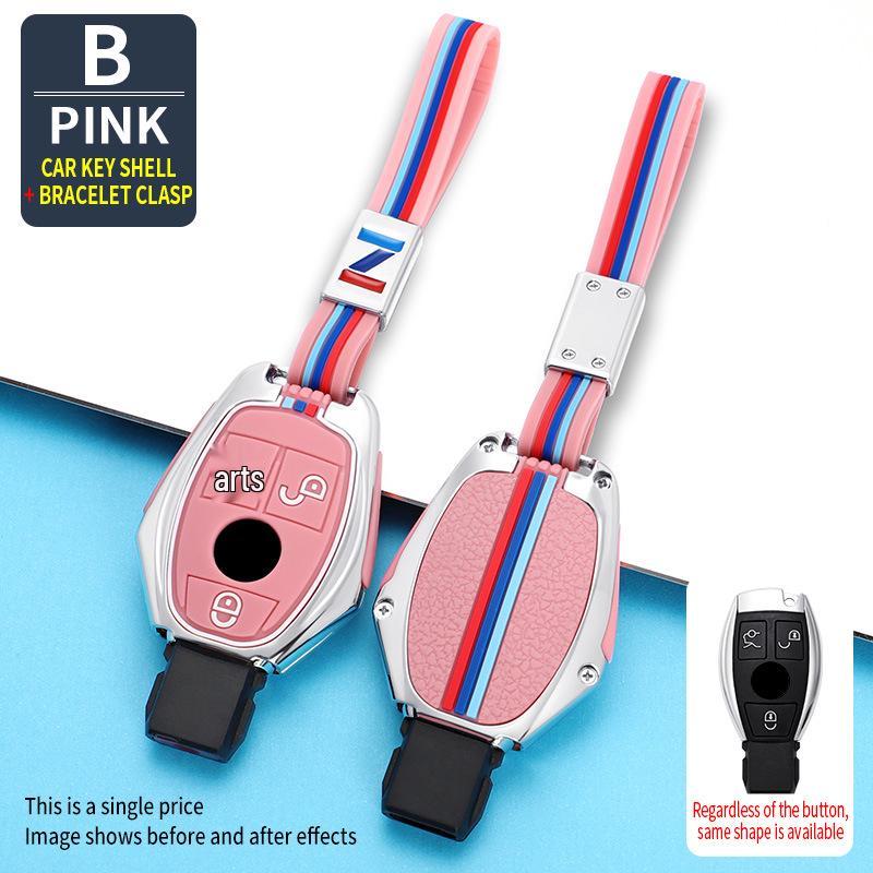 

Подходящий чехол для ключа для Mercedes C-Class, B-Class, E-Class, GLC300L, E300L, E260, E350, A200, 180L