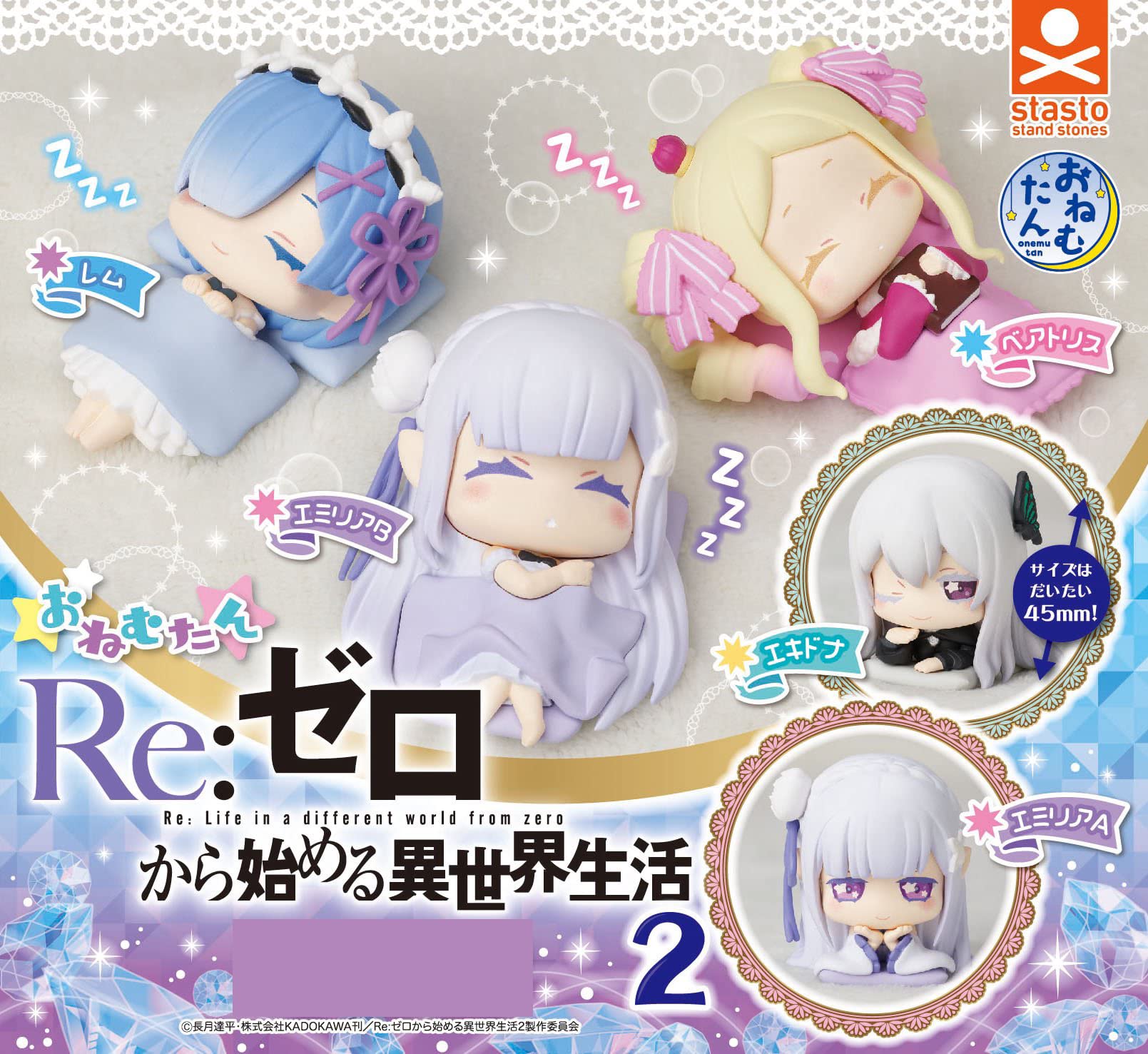 

Onemutan Life in Another 2 Types Set Gacha Gacha Capsule Toy ReZERO -Starting World- [5 (Full Complete)]