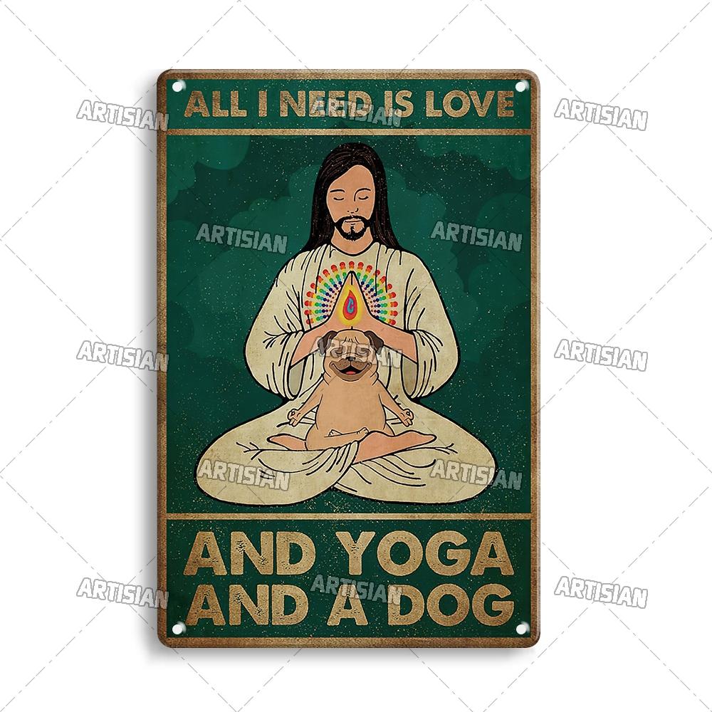 

Artisian Dog Retro Metal Plate Pet Tin Poster Funny Decorative Plaque Wall Decor Garage Bar Pub Club Hotel Kitchen Home Man Cave 20x30cm（7.8x11.8inch）