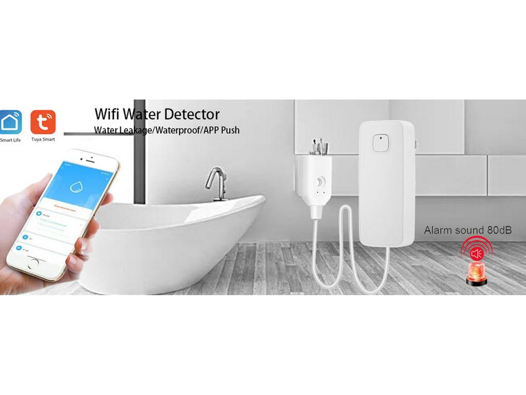 Tuya Smart WiFi Water Leak Sensor Alarm with Buzzer