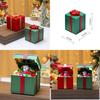 Snowman Santa Claus Gift Shape Design Music Box With Lighting For Christmas Decorations