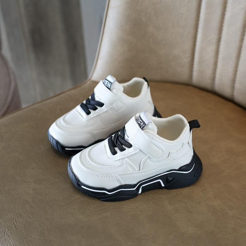 Girls' Sports Shoes Autumn and Winter New Fashion Children's Shoes Korean Version of Boys' Velvet Two Cotton Baby Shoes Tide Wholesale