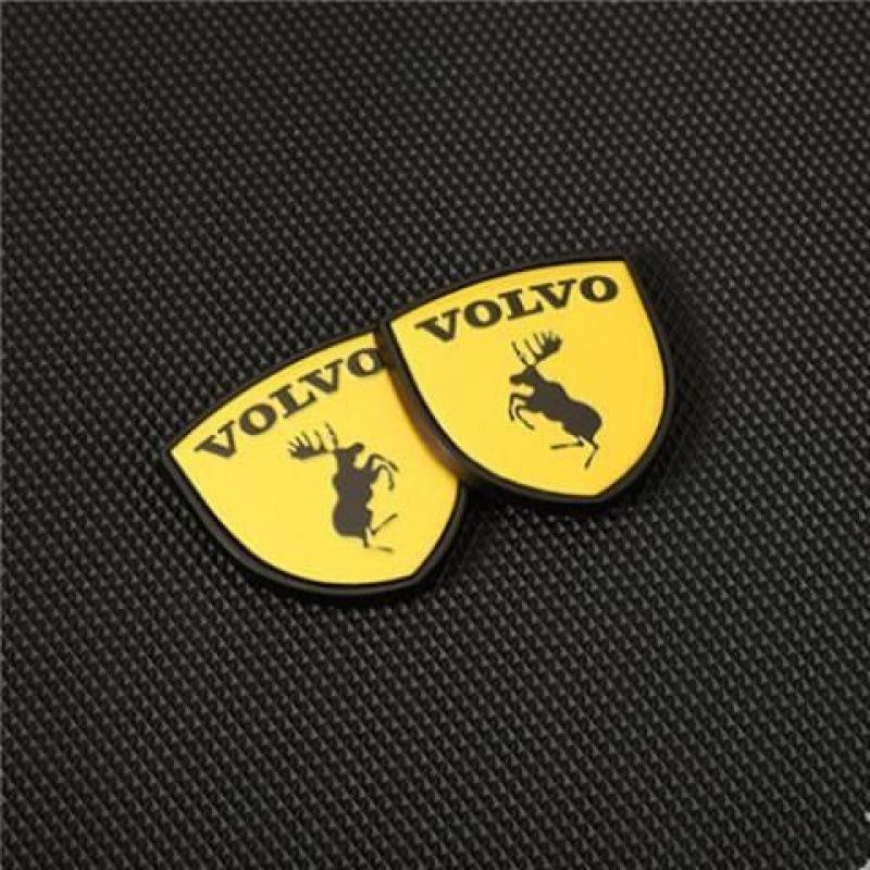 Metall-Autodekals für personalisierte Logos: Kompatibel mit Volvo S60, S90, XC60, XC90 Emblemen