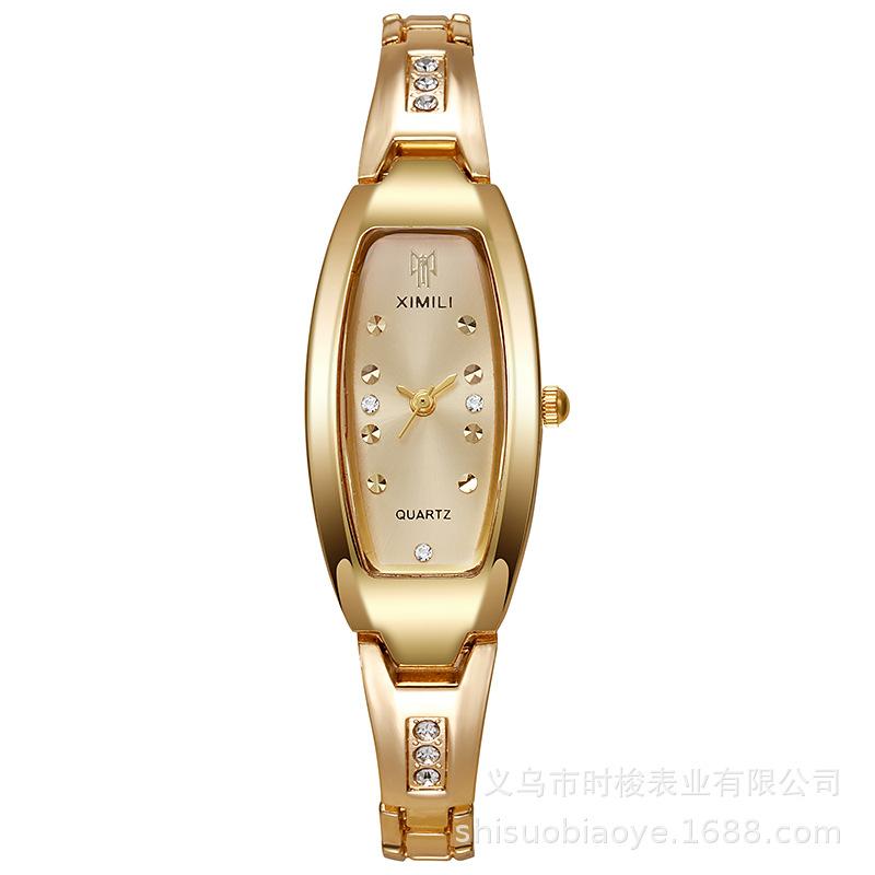 

Элегантные женские часы, лучшие брендовые женские кварцевые наручные часы, модный дизайн, женские подарки, часы золотистый