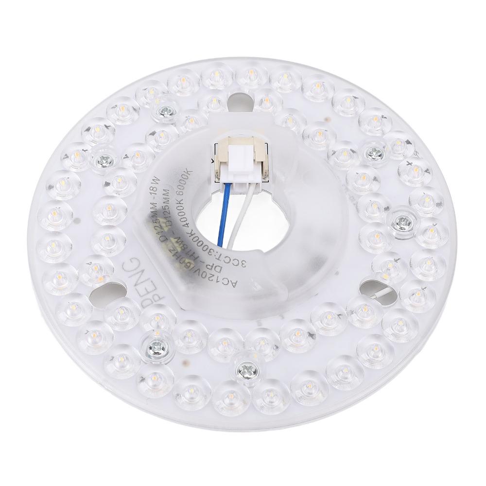 18W LED Ceiling Fan Light Kit 4.92 Inch LED Light Replacement Panel Retrofit Light Kit  Ceiling Fan