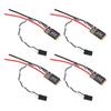 4Pcs Brushless ESC 45A 2 6S Power Supply RGB LED Electrical Speed Controller for RC FPV Quadcopter