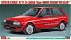 Hasegawa Toyota Starlet EP71 Si Limited Red Color Plastic Model 20660 1/24 (3-door) Mid-term