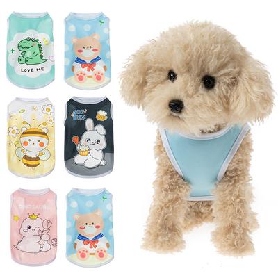 Ropa linda de dibujos animados Ropa de animales Lindo perro gato mascota chaleco