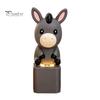Tactile Feedback Office Desk Toy Animal Keyboard Fidget with Light Sound, Rechargeable Cow Goat Stress Relieving Gadget Monkey Pigeon Finger Clicker,