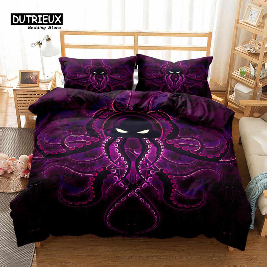 Modern Elegant Strange Giant Octopus Octopu Soft Comfortable Breathable For Bedroom Guest Room Decor Quilt