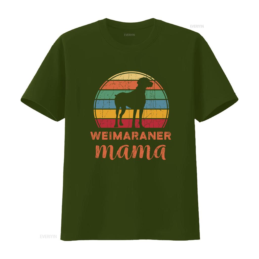 Weimaraner Mom T Shirt Pet Owner Weim Dog Lover Weimraner Mother vintage Washed Stretched Slightly Stylish Versatile Breathable