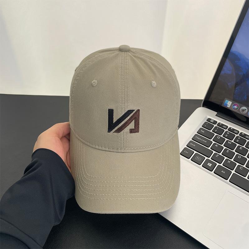 Retro Baseball Cap Women's Spring and Summer Casual Versatile Wide-brimmed Sun Hat Big Head Circumference Outdoor Sun Protection Cap