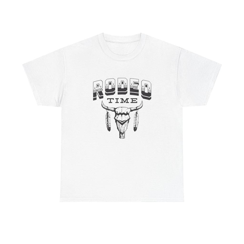 Rodeo Cowboy T-shirt Vintage Country Graphic Beer Unisex Heavy Cotton Tee