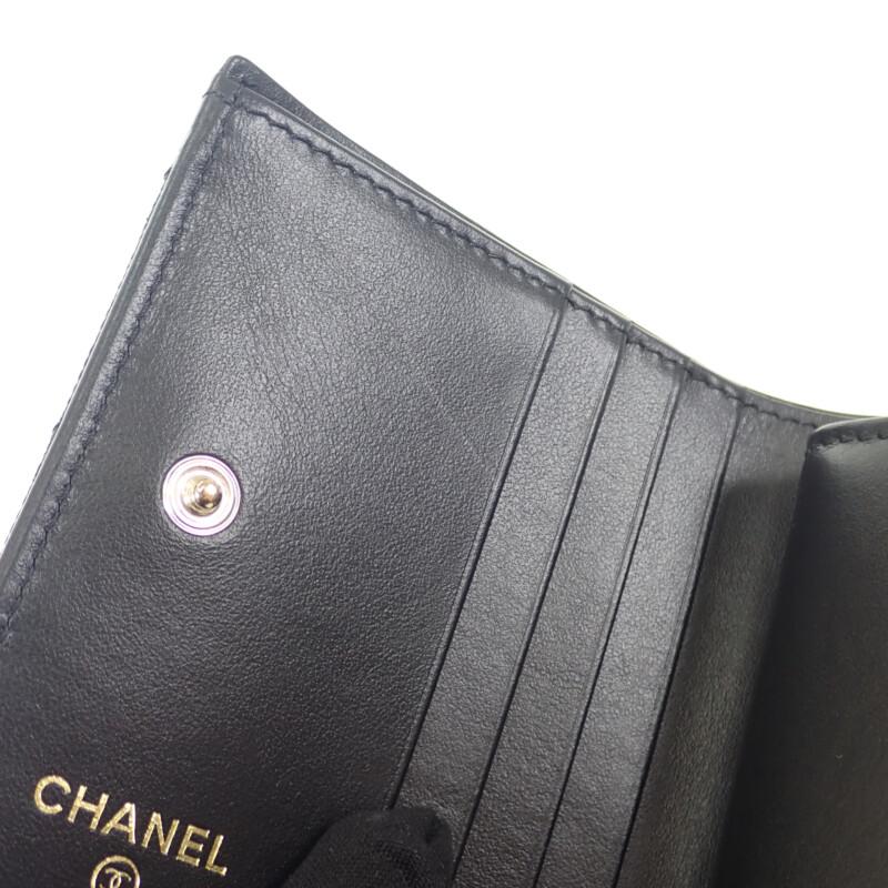CHANEL  AP4248B1821294305 Bifold Wallet black Women