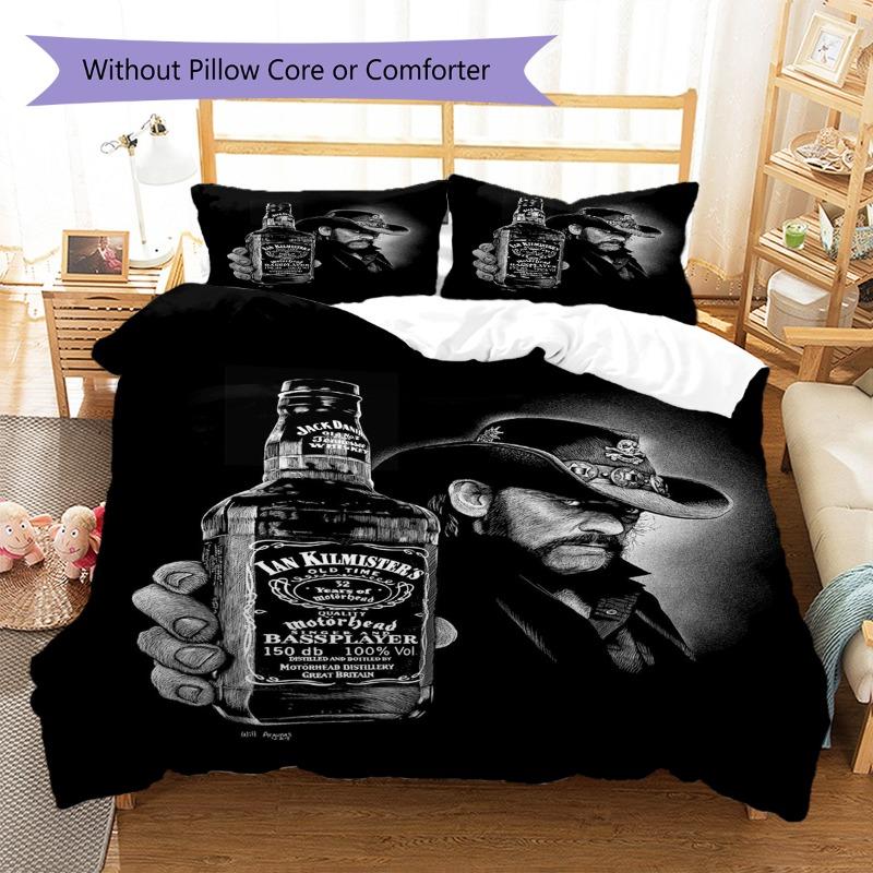 Lemmy Kilmister Motorhead Viskija Pudele Melnbalts