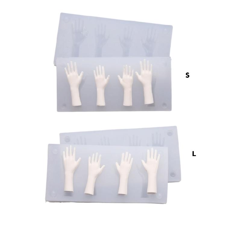 Safe Palms Silicone Mould Easy to Wash for Resin Clay Crafting Home Decoration and Fun