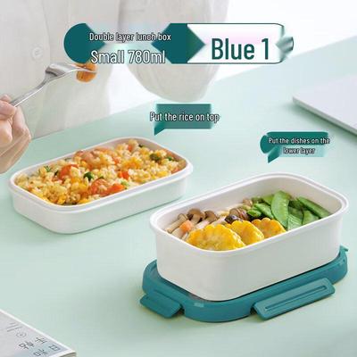 Chahua Double-Layer Divided Microwave-Safe Lunchbox