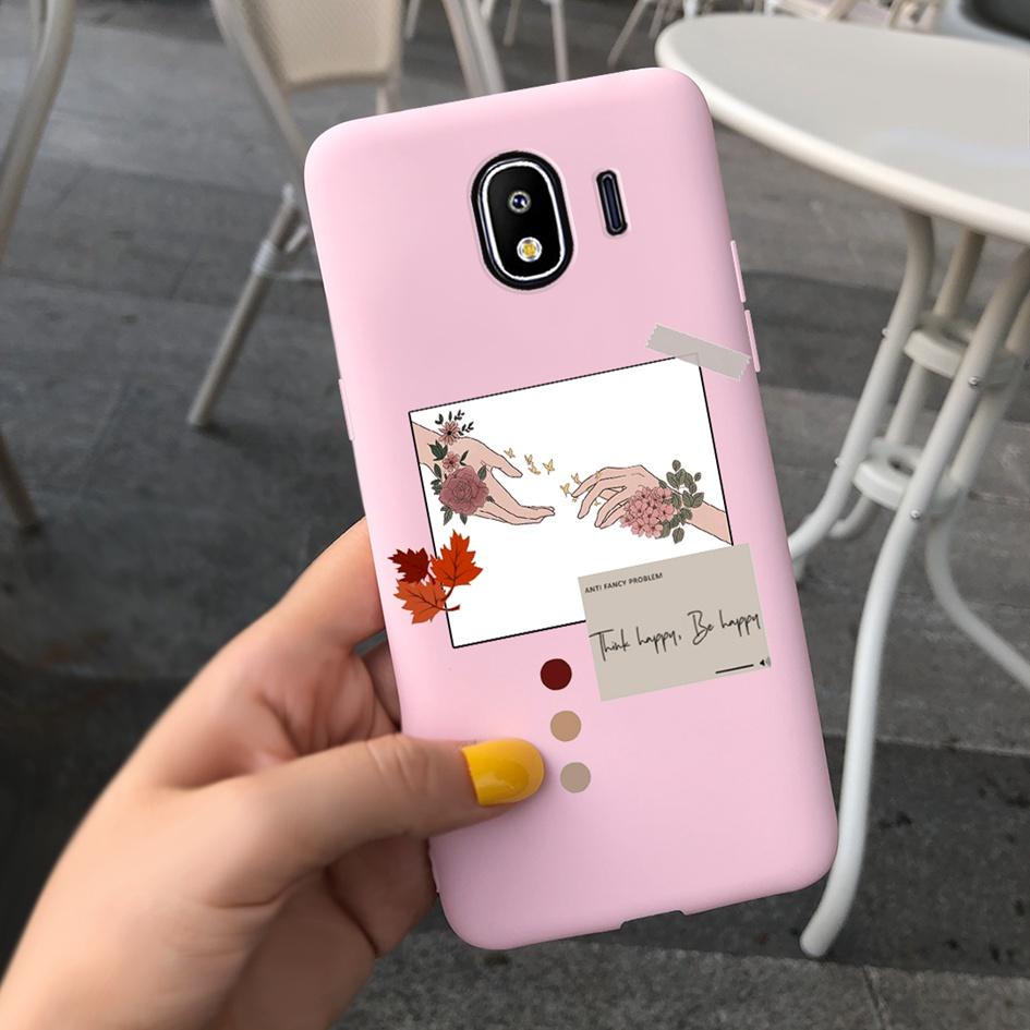 For Samsung Galaxy J4 J6 2018 EU Case SM-J400F J600F Lovely Cartoon Protective Skin Cover For Samsung J4 2018 J 4 J 6 Soft Coque