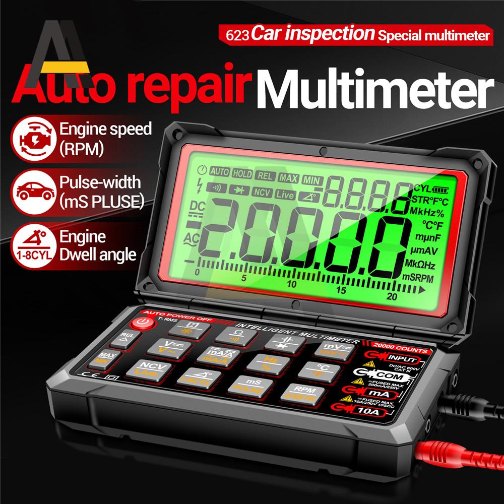 ANENG Car Digital Multimeter 20000 Counts Auto AC/DC Voltage Tester Capacitance Repair NCV Induction Pulse Width Test Tools