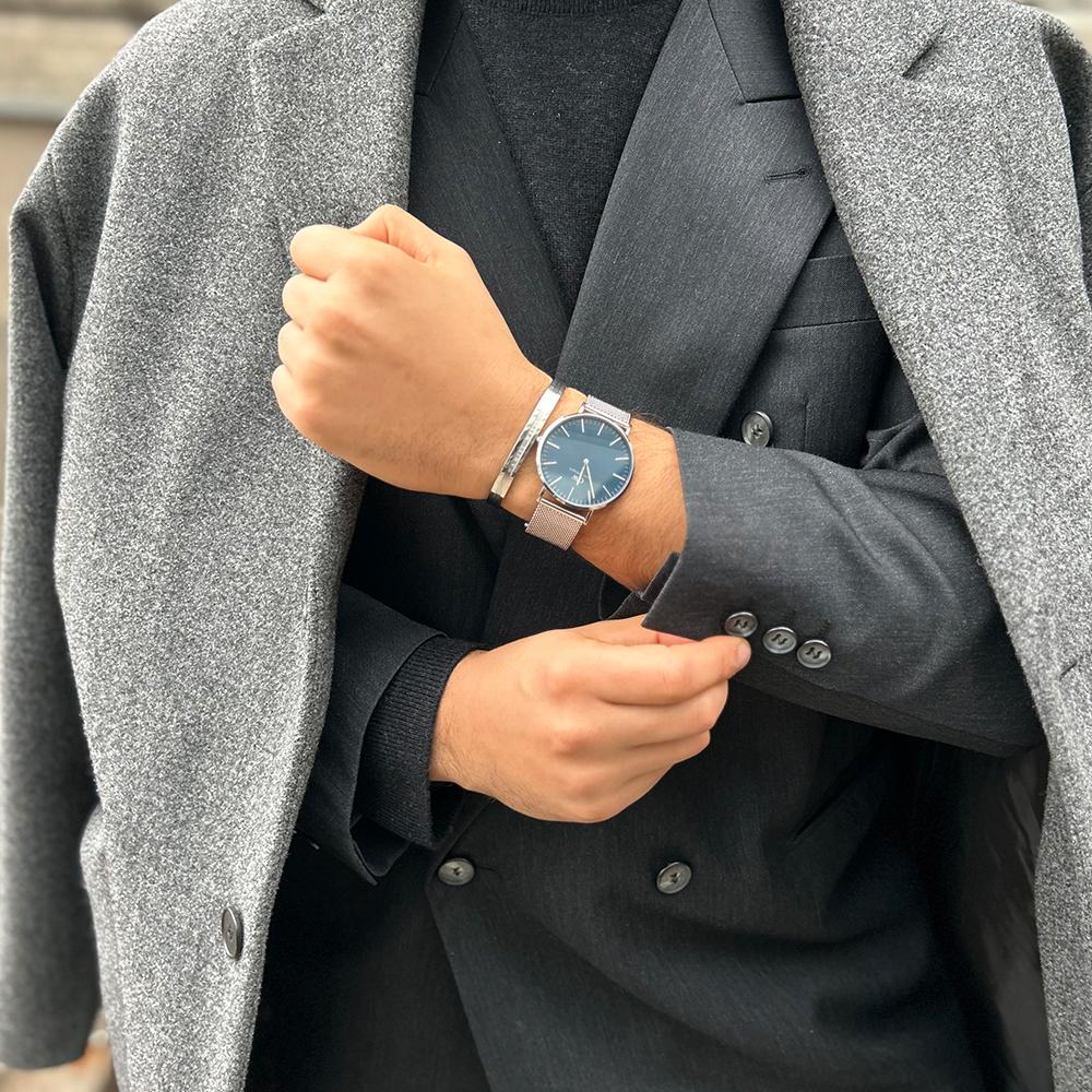 Danielwellingteon Classic Mesh Arctic Milanese Mesh Men'S Watch