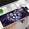 Nightmare Before Christmas Xl Gaming Mouse Pad Nonslip Rubber Base Stitched Edge Waterproof Desk Mat For Pc Laptop Gamer Office Computer Accessories C