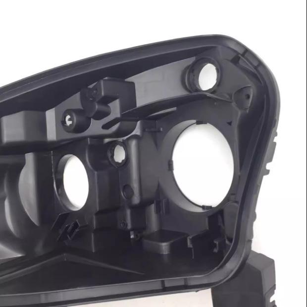 Qashqai 08-14 Headlight Back Shell: Black Plastic Lamp Holder Base