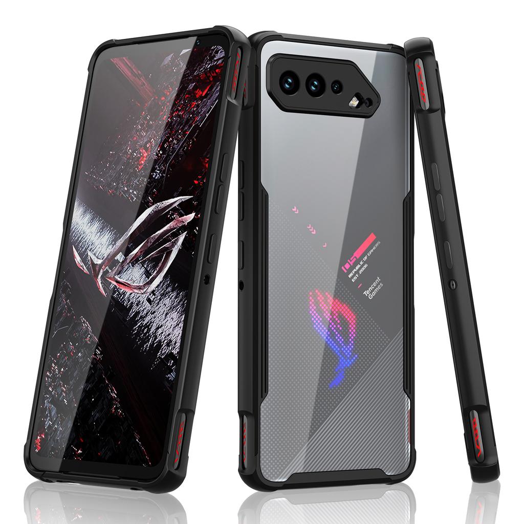 ROG Phone 5 Case Shockproof ASUS ROG 5/Pro/Ultimate Gaming Phone Cover Military Drop Protection Hard PC Back Soft TPU Bumper