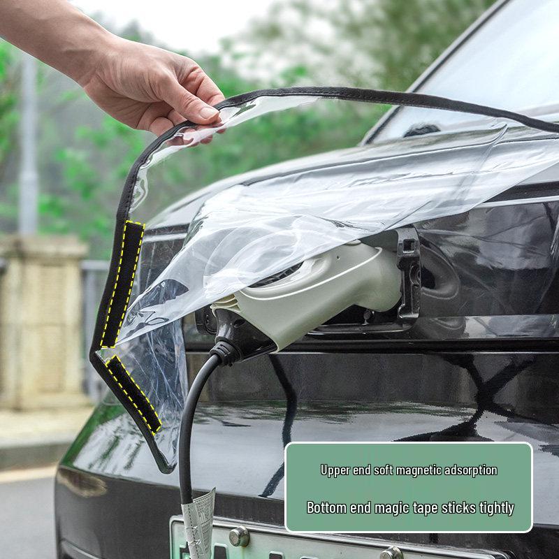 Zeekr X/001/009 Charging Port Rain Cover: Universal Waterproof Protector for New Energy Vehicles