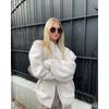 QICED Women's Vintage Casual Solid Color Print Autumn Winter Long Sleeve Jackets & Coats Unique design