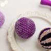 Purple Color Christmas Tree Ornaments Plastic Material Christmas Spheres  Holiday Decor