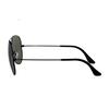 RayBan Aviator Alloy Black Frame Oval Sunglasses Men's