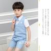 Short Sleeve School Entrance Graduation Kindergarten Baby Top and Bottom 5 Piece Set [asayurii] Children's Suit, Boys' Formal, Shirt, Summer, Wedding,