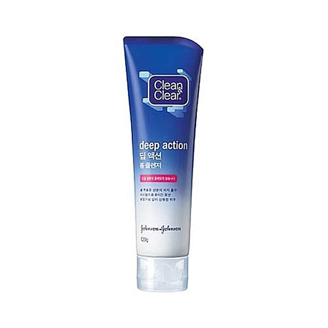 CLEAN & CLEAR Deep Action Foam Cleanser (120g) Refreshing pore cleansing
