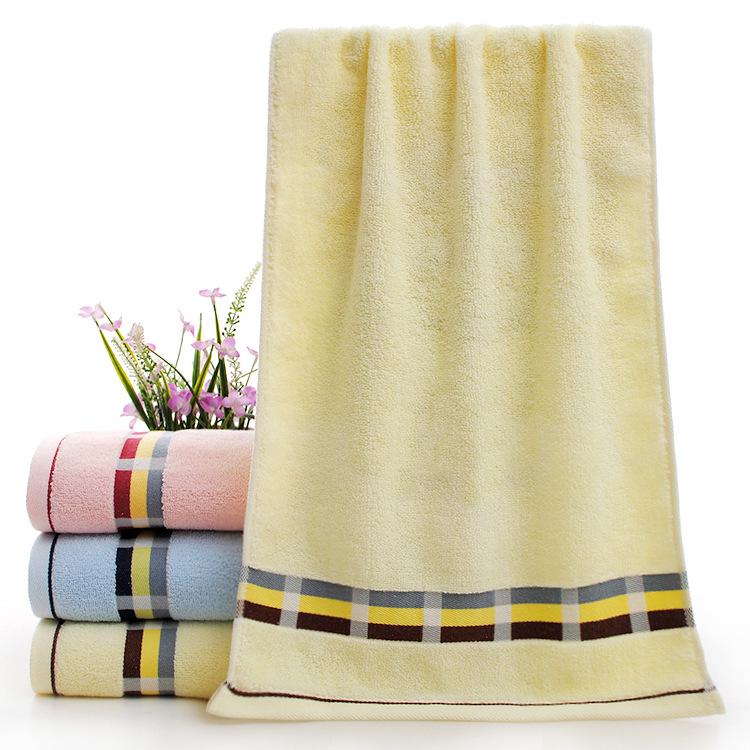Cotton Gold Thread Face Towel - Wedding Gift & Daily Necessity, Soft & Absorbent