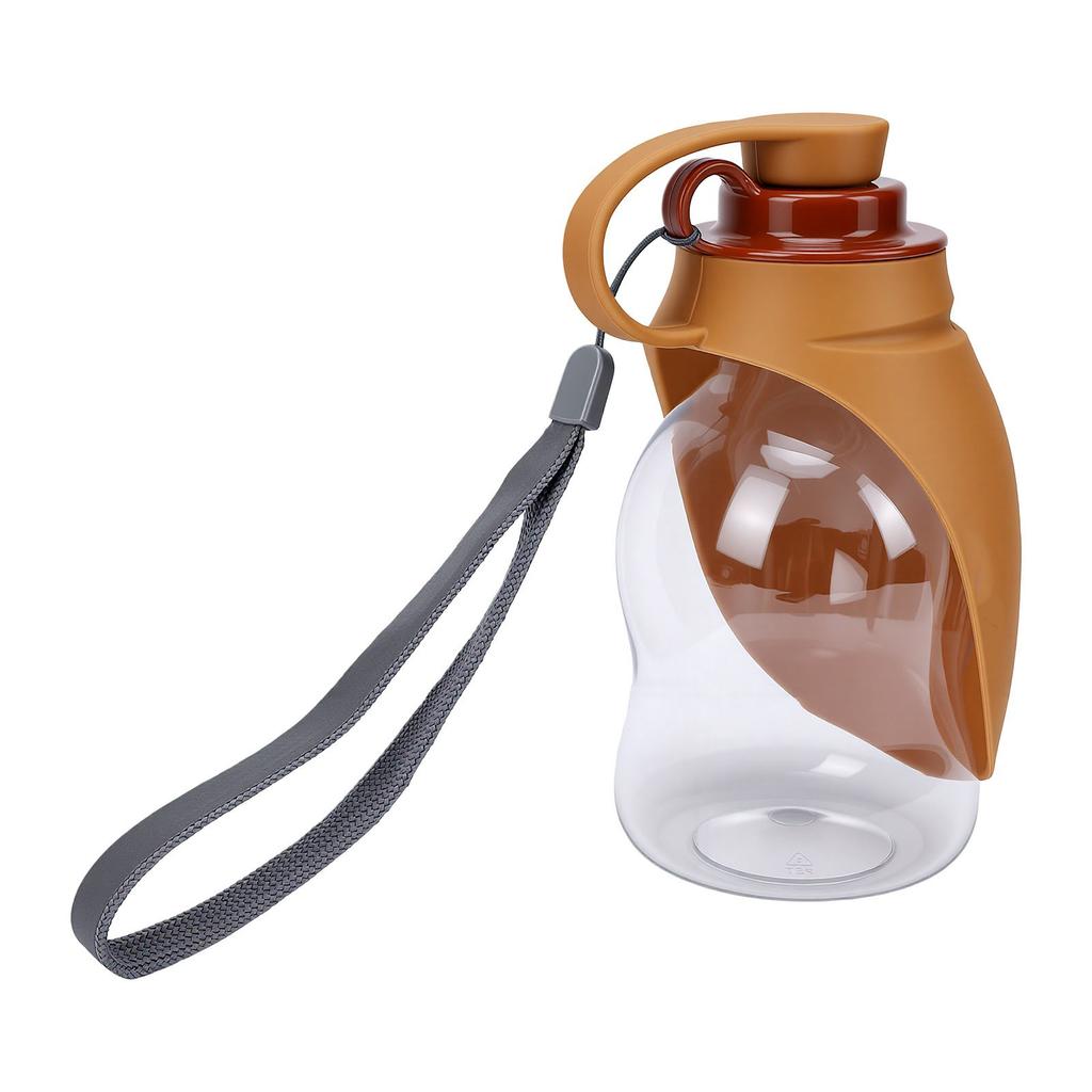 Foldable Dog Water Bottle 300ml Leakproof Portable Silicone Pet Water Dispenser for Travel Camping
