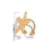 1Pair Starfish Scallop Ear Clips Non Piercing Earrings For Women Girls  Gold Color Floral Ear Cuff Summer Beach Jewelry