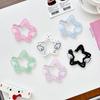 Acrylic Wings Stars Carabiner Portable Keyring Hook Card Holder Kawaii Backpack Pendant  Outdoor