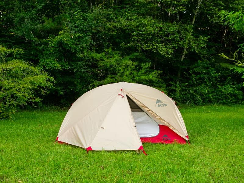 MSR Outdoor Camping Mountaineering Backpacking Tent with Ground Sheet Tan Tan Lightweight Japanese 37073 (Footprint) Elixir-2 (2 Person) [Official