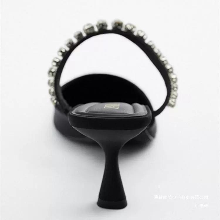 Damen Sommer Spitzschuh Sandalen mit hohen Absätzen Schöne Elegante Freizeit Schuhe