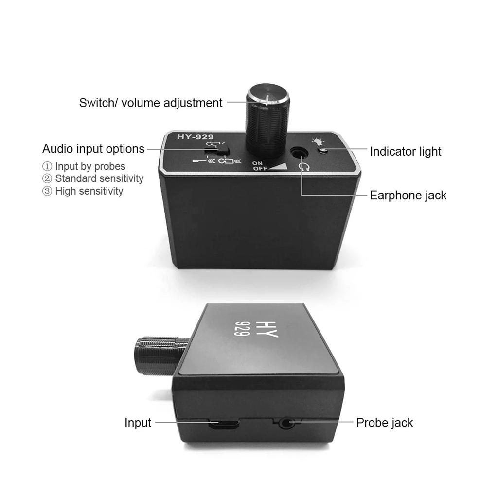 Water Pipe Leakage Detector Intelligent High Sensitivity Underground Acoustic Water Leakage Detector for Site Construction Car Maintenance
