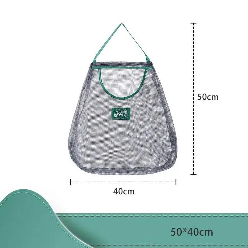 Lazy Corner Závěsná taška na ovoce a zeleninu Kuchyňská stěna Závěsná síťka na česnek Sáček na skladování cibule a zázvoru s ovocem a zeleninou