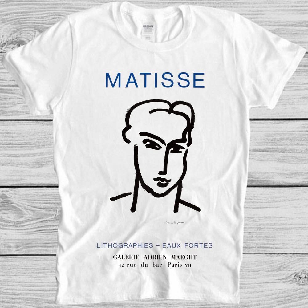 

Henri Matisse Exhibition Poster Galerie Maeght in Paris 1964 Tee T Shirt M1073 2XL