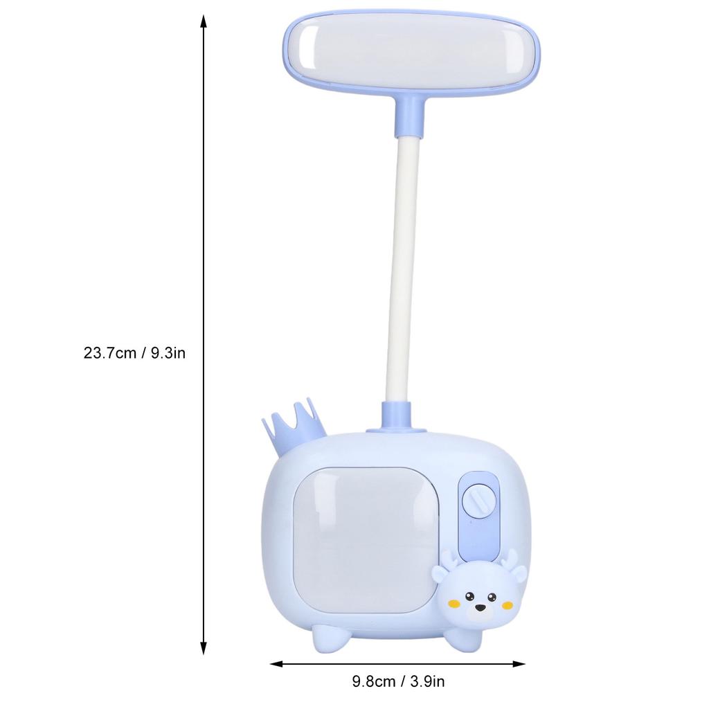 Kids Reading Light TV   Base Silicone Gooseneck USB   Soft LED Light Kids Desk Lamp for Students Study Work