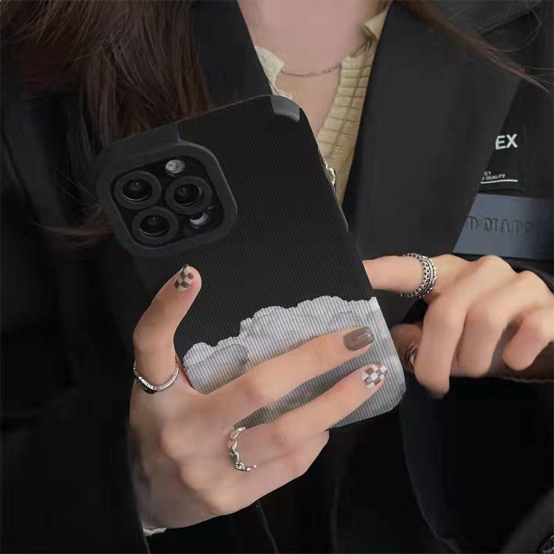 Retro Cloud Phone Case For Iphone 14 Pro Max 13 Mini 11 12 Shockproof Bumper Back Cover For Iphone Xr Xs Max X 7 8 Plus Se2 6s 6