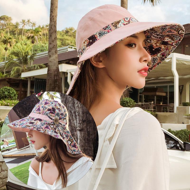Breitkrempiger Sonnenhut im koreanischen Stil: Trendiges, vielseitiges Sommeraccessoire für Damen